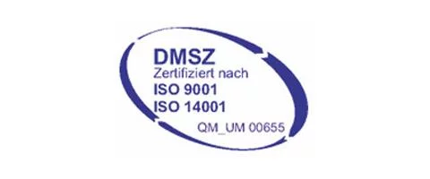 Zertifikat Qualitätsmanagementsystem nach DIN ISO 9001